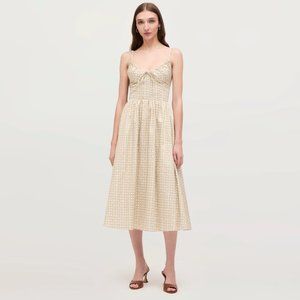 Hill House Home The Juliana Dress - Sand Basketweave Cotton, Size Medium